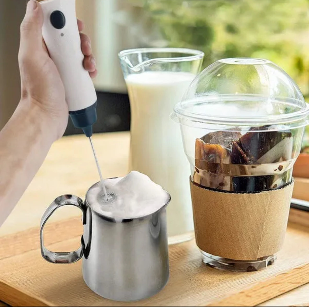 Rechargeable Milk Frothier and Foamer - Coffee Beater