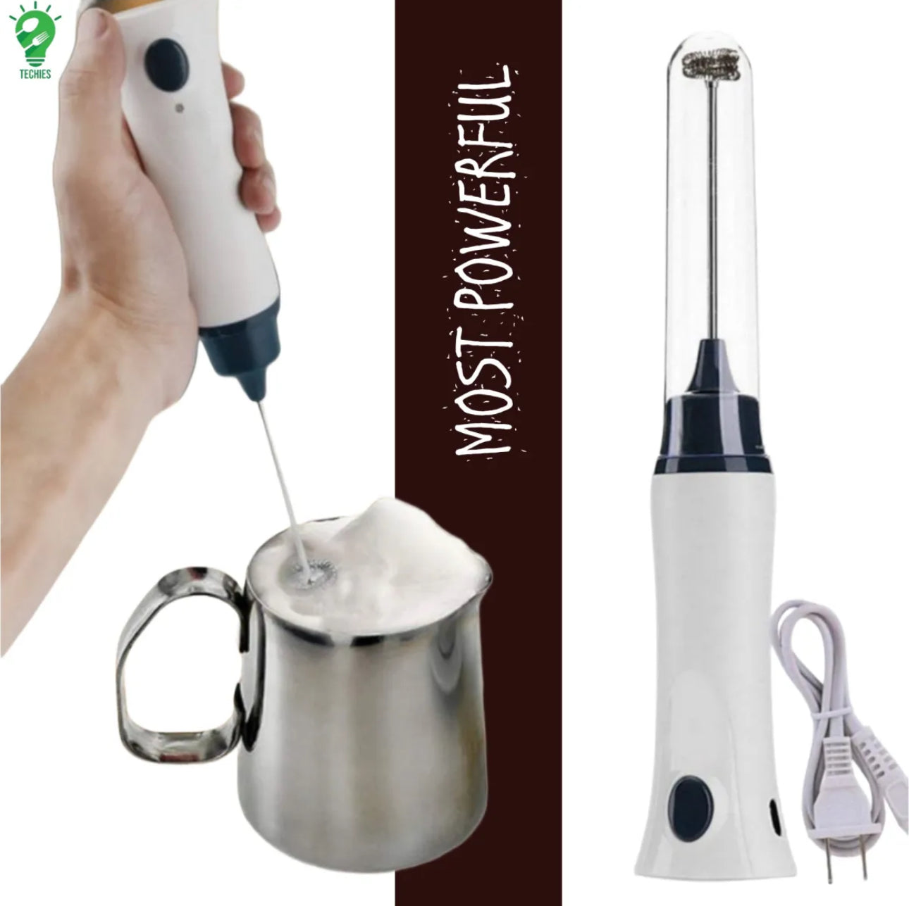 Rechargeable Milk Frothier and Foamer - Coffee Beater