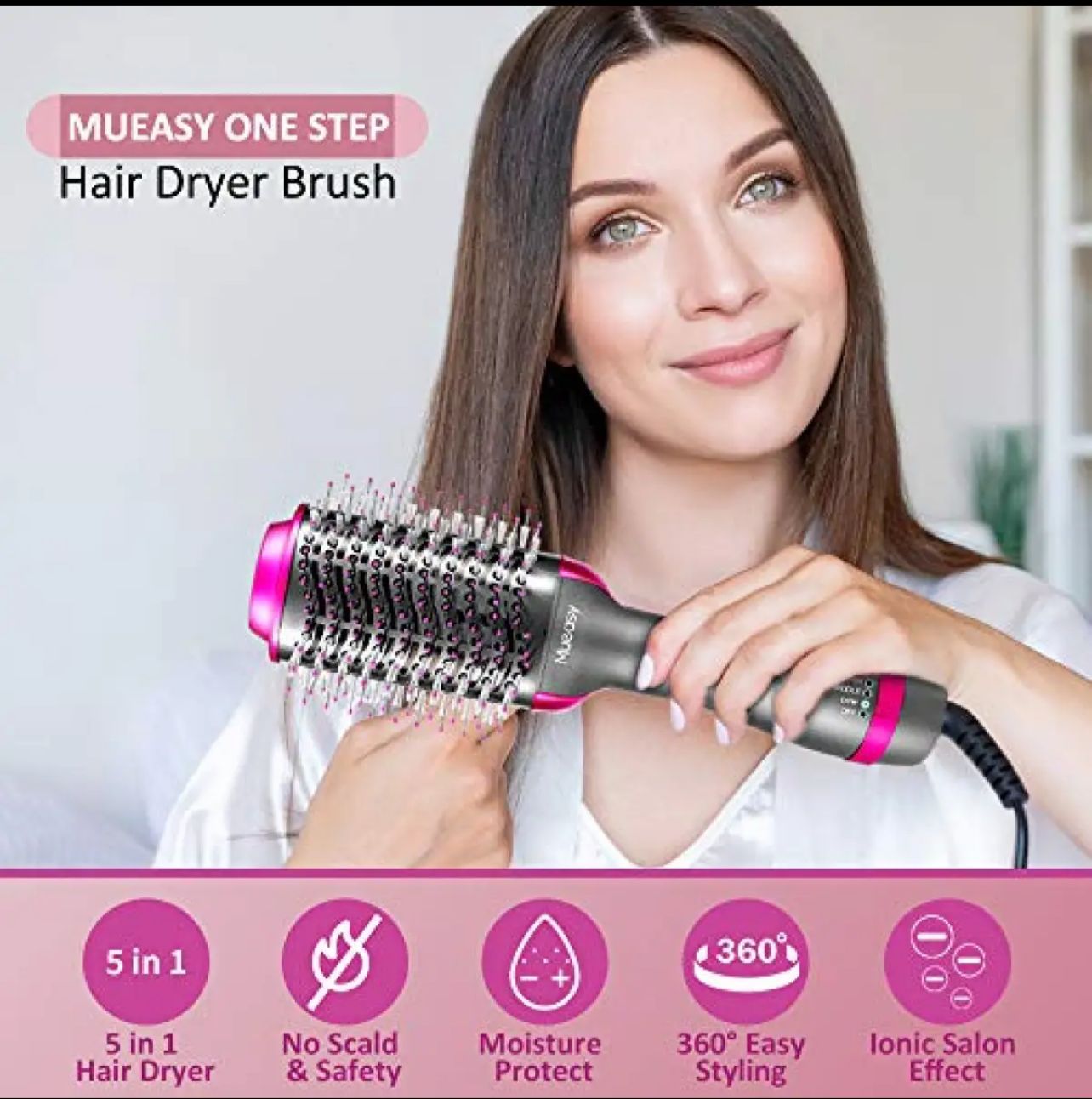HIGH QUALITY ONE STEP HOT AIR BRUSH ( DRYER + STRAIGHTENER )