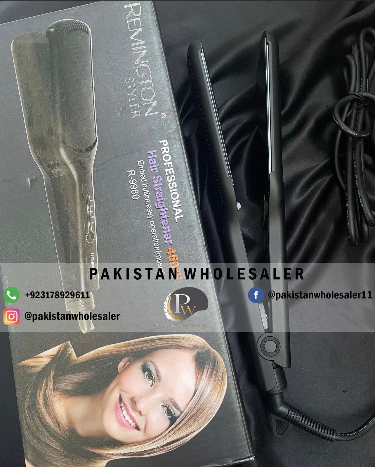 STYLER PROFESSIONAL HAIR STRAIGHTENER R-9980