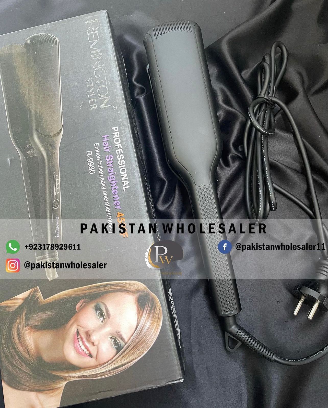 STYLER PROFESSIONAL HAIR STRAIGHTENER R-9980