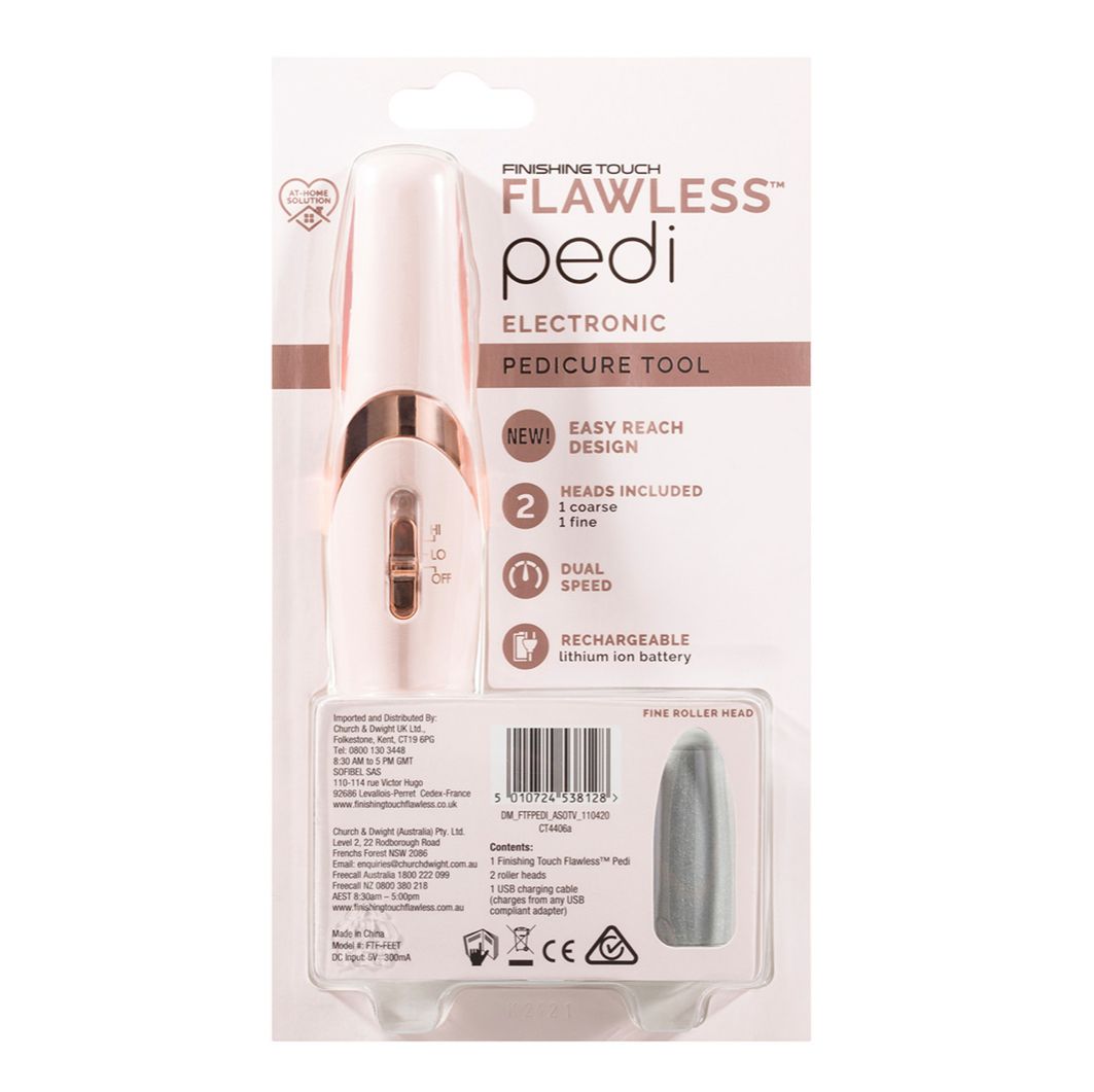 Flawless Pedi Electronic Tool File and Callus Remover, Pedicure
