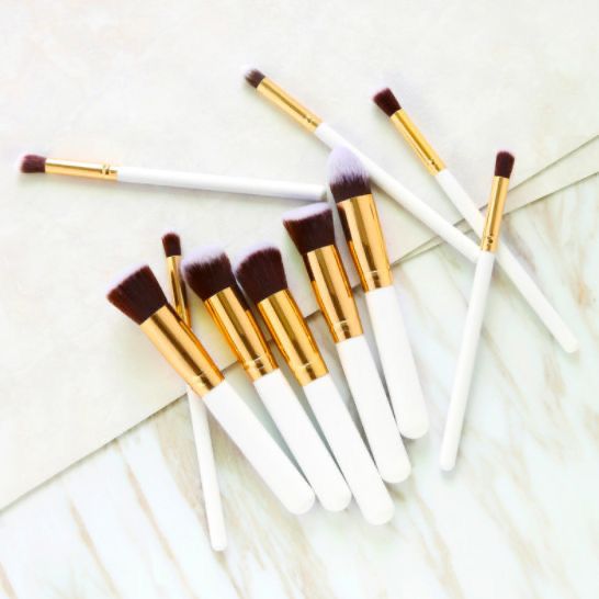 Makeup Brushes (Pack of 10)