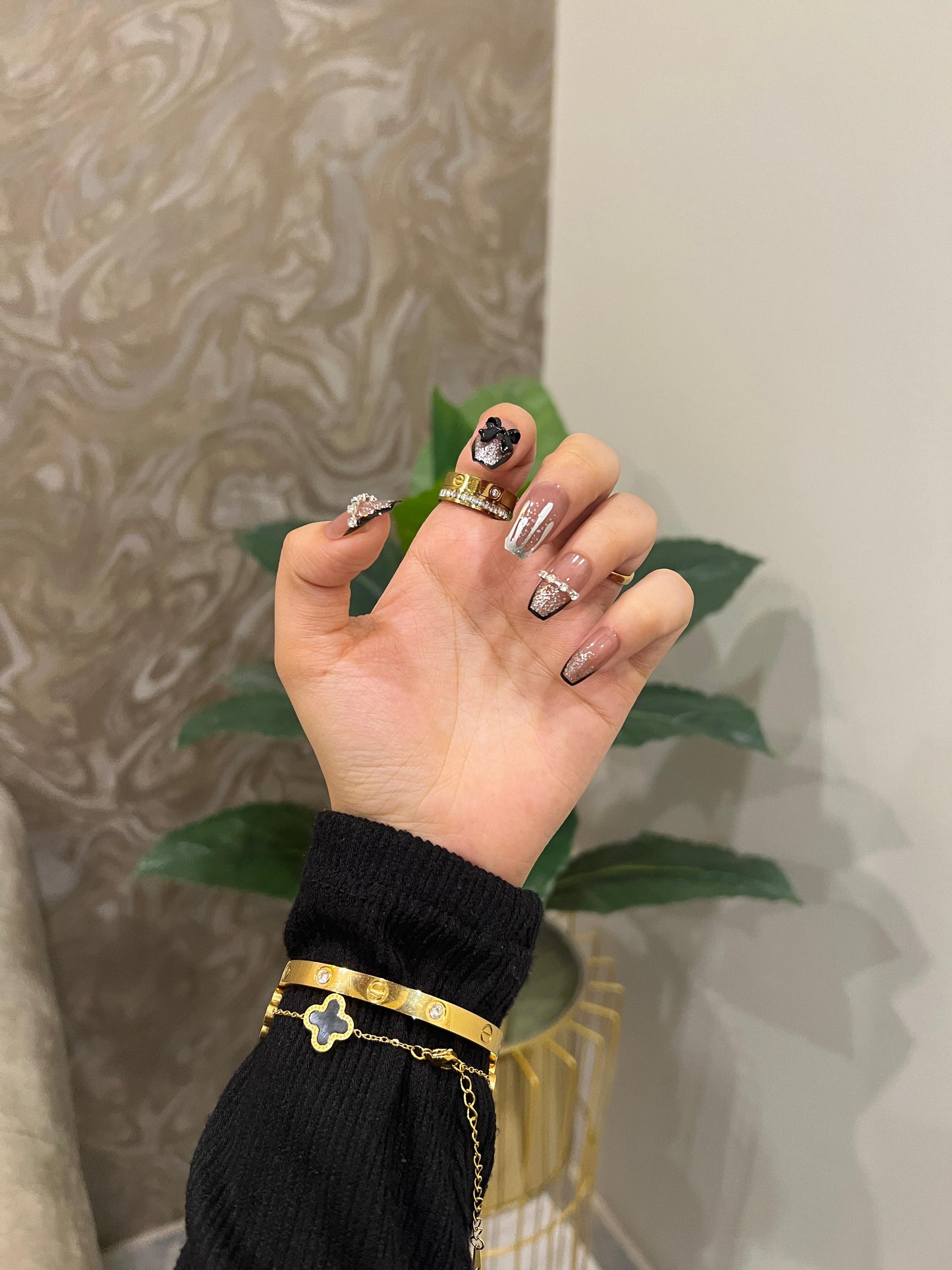 Gemstone Crystal Nail🌟💌 (Glossy Finish)