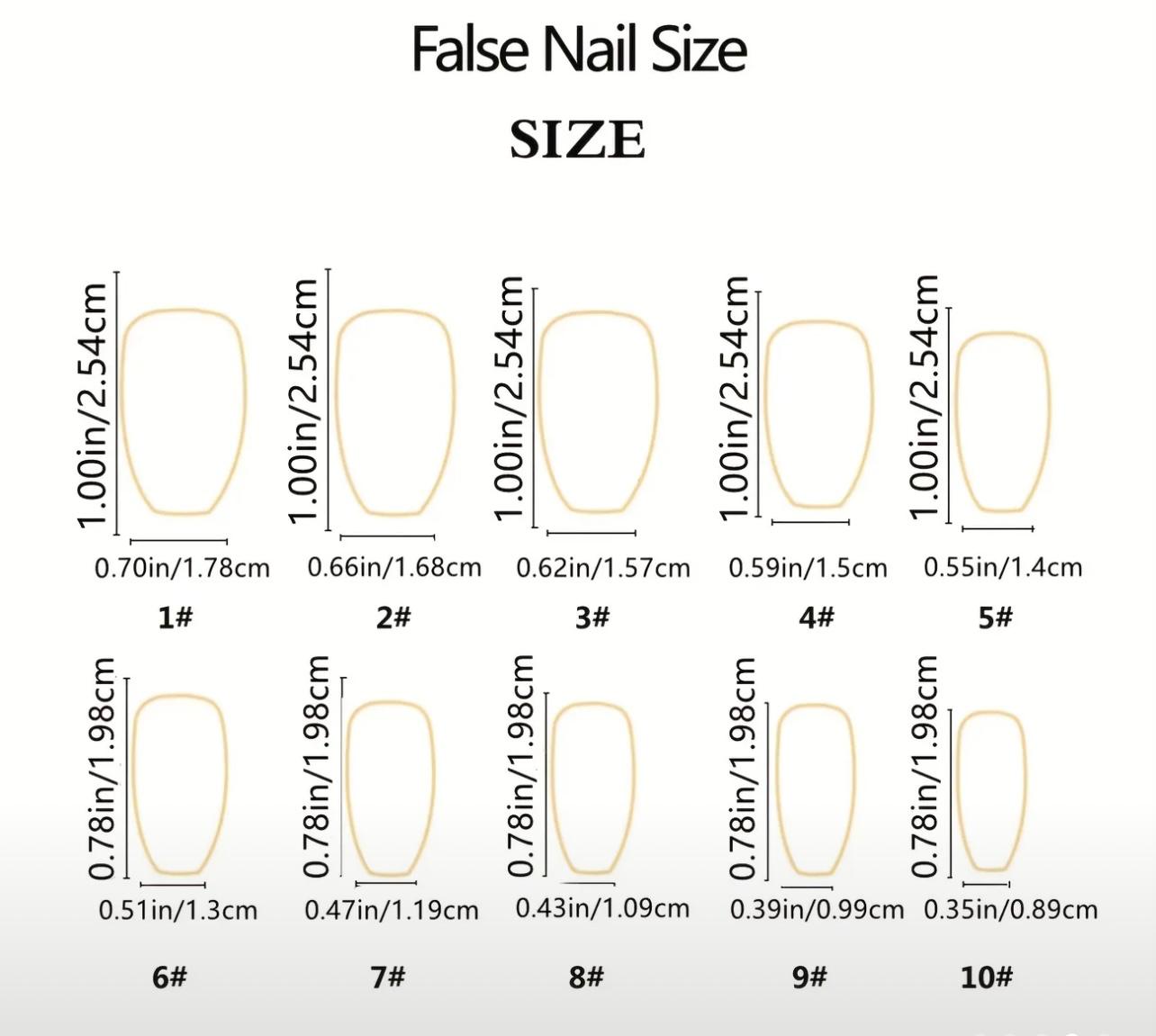 French Nails- Medium length wearable nail stickers removable nail stickers gentle nail art 24Pieces